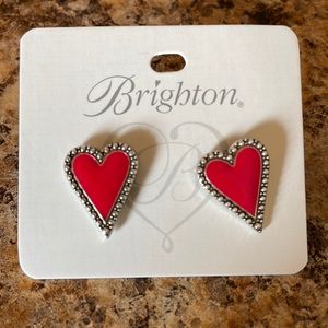 Brighton Dazzling Love earrings red hearts ❤️